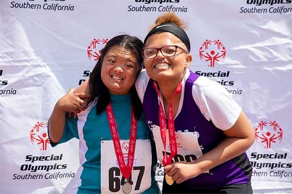 SOSC athletes with medals