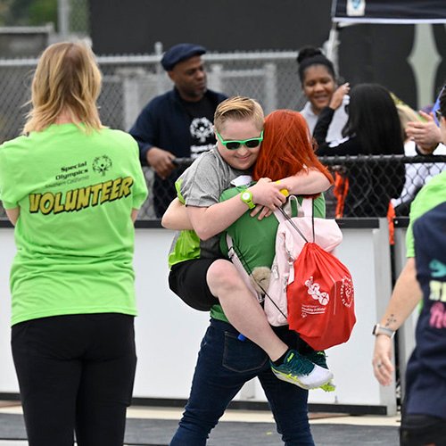 Volunteer and athlete